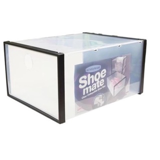 storage♧☄Sunnyware Shoe Mate Clear Collapsible Box - Medium