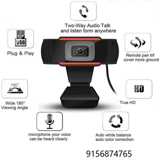 1080P HD Webcam Web Camera With MIC For Computer For PC Laptop Skype MSN
