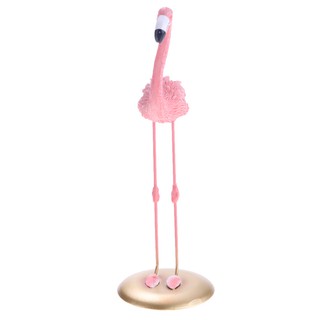 2021 NEW Resin Flamingo Figurine Miniature Sculpture Glass Stand Table Ornament B (5)