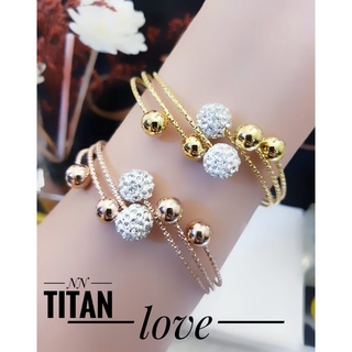 Gold / Rose Gold Women's Titanium Bracelet Jewelry