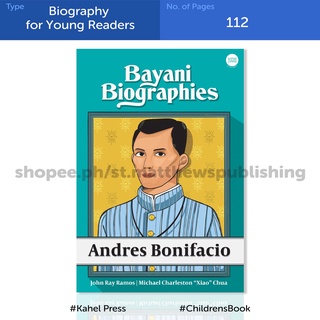 【phi local stock】 Bayani Biographies: Andres Bonifacio (History; Biography; Filipiniana; Kahel Pres
