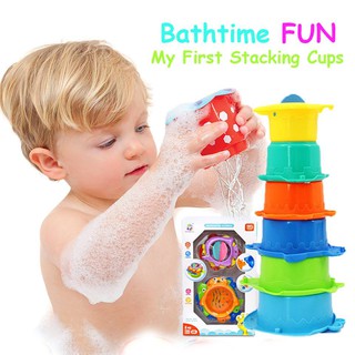 baby bathing toy BATHTIME STACKING CUPS