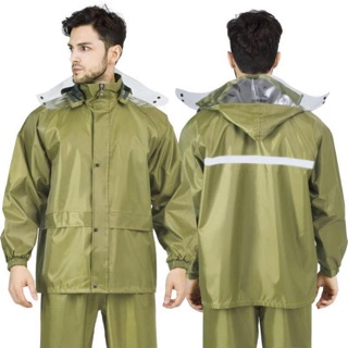 Rainwear Jacket Raincoat Waterproof Rain Pants Set Raincoat (1)