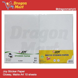 Joy Sticker Paper Glossy, Matte A4 10 sheets