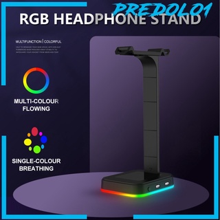 [PREDOLO1] Premium RGB Gaming Headphones Stand Desk Headset Hanger Display Bracket