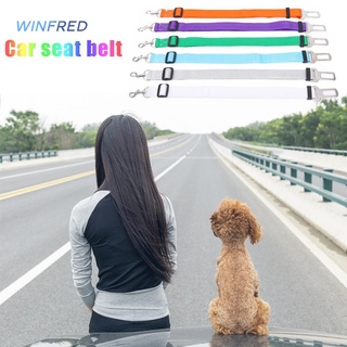 (Ready New-winf)Vehicle Car Pet Dog Seat Belt Puppy Safety Seatbelt Dog Harness Lead Clip (3)