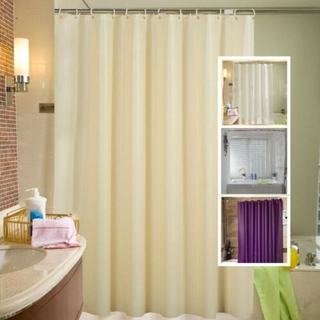 Shower Curtain Solid Color Mildew Proof Shower Curtains Home Bathroom Decor
