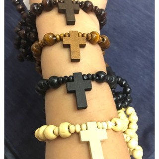 Wooden Rosary Bracelet 10pcs minimum