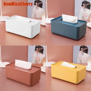 [NewMissCherry] Nordic Style Plastic Tissue Box Paper Towel Tissue Case Holder Table Organizer