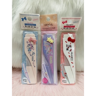 Sanrio Characters Hello Kitty Little Twin Stars My Melody Compact Sliding Comb
