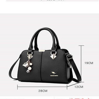 ㇶツKangaroo middle-aged women's bag leather bag female 2021 New crossbody mother bag Joker large capa