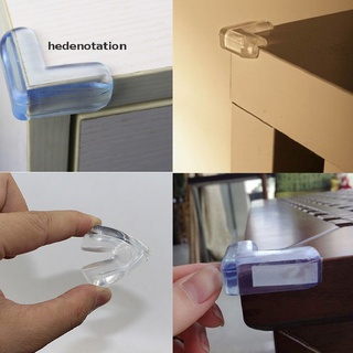 [hedenotation] 4pcs Clear Table Desk Corner Edge Guard Cushion Baby Safety Bumper Protector1s