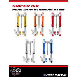 okm racing inverted shock with tpost for SNIPER150