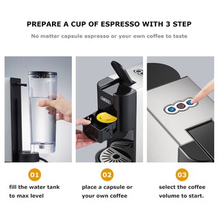 Capsule Coffee Machine Full Automatic With Hot & Cold Milk Foaming Machine Espresso Maker,Dolce gusto nespresso capsule ground coffee (7)
