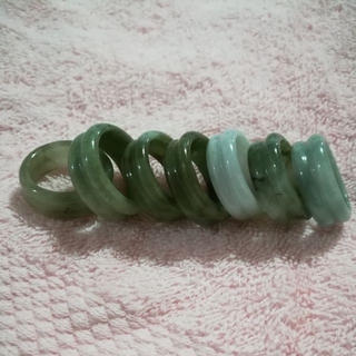 Burmese Jade ring or pendants (1)