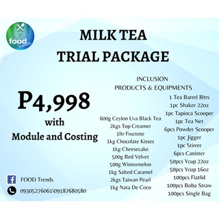 MilkTEA package 4,998