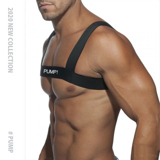 Hot Sale!! Men Sexy Shoulder Strap Nylon Elasticity Cross Leather Harness Corset Belt PU5502