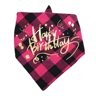 tranquillt Dog Birthday Bandana Hat Banner Set, Dog Pet Boy Girl Cute Bow Tie Scarf Birth (9)