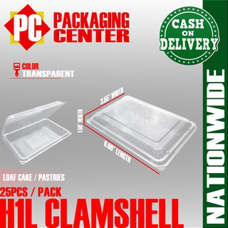 H1L Clamshell Rectangle by 25pcs per pack COD Nationwide!