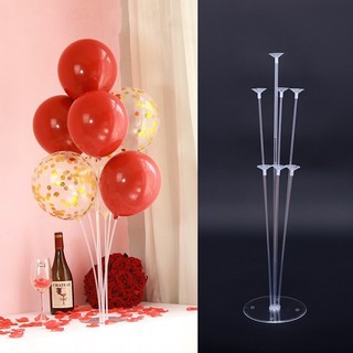 1Set 7pcs Balloons Stand Birthday Party Needs Party Supplies Decorations Balloon Stick
