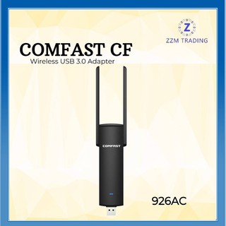 COMFAST CF - 926AC Wireless USB 3.0 Adapter - Black