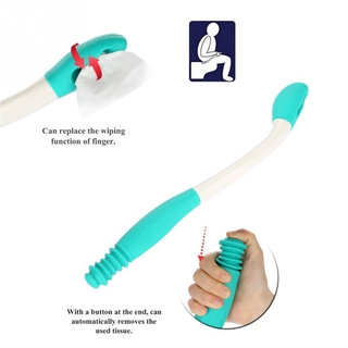 Long Handle Reach Comfort Bottom Wiper Self Wipe Assist Holder Toilet Paper Tissue Grip Self Wipe Ai