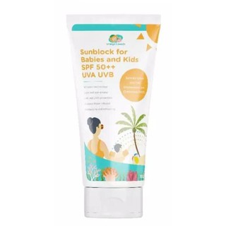 Orange and Peach Sunblock for Babies and Kids