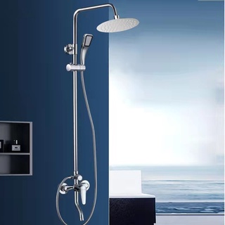 HN Rainfall Shower Set Stainless Steel Cold&Hot Bathroom Shower with Faucet and Bidet Sprayer (4)