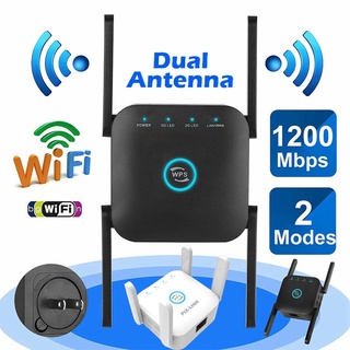 PIX-LINK 5G WiFi Extender 1200Mbps Dual Band Wifi Booster 802.11ac Wifi Repeater
