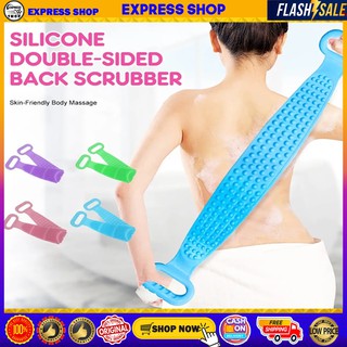 Original Magic Silicone Brushes Bath Towels Rubbing Back Mud Peeling Body Massage Shower Extended