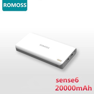 Original Romoss 20000mAh Powerbank Sense6 FAST Charging COD
