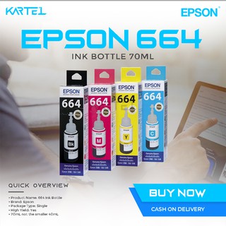 EPSON 70ml Original T664 Ink Bottle | Epson Genuine T664 Ink