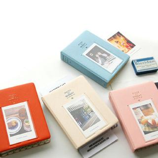Photo Album Namecard Picture Storage Case Holder Mini Film Book 64 Photos Pockets