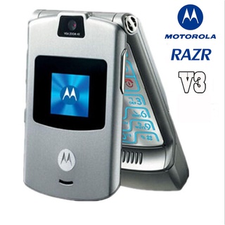 m@r9100% Good Quality Motorola Razr V3 GSM Quad Band Flip Mobile Phone