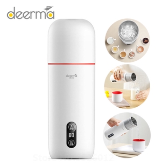 Deerma Portable Electric Cup Travel Hot Wtater Heating 350ml Travel Boilers Mugs Thermal Cups Tea Coffee Heater