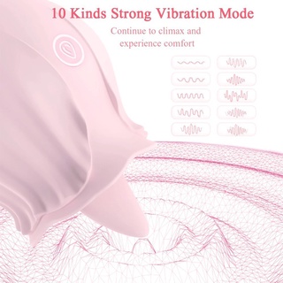 【1 month warranty】Licking Tongue Clit Vibrator for women Vagina Masturbate Sex Toys for Female Girls (4)