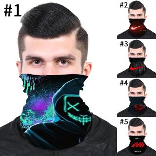 Magic Face Masks Half Lightweight Headwear Magic Scarf Half Mask Bandana Neck Gaiter Multifunctional Head Scarf for Youth Yoga (1)