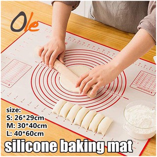Non Stick Silicone Baking Mat With Scale Rolling Dough Pad Kneading Mat Kitchen Cooking Pastry Sheet