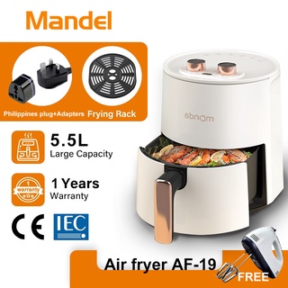 Oil-free air fryer 5.5L 4L 4.5L 6.5L electric air fryer oven mandel non-stick air fryer