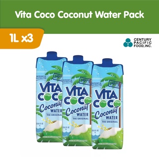 Vita Coco Coconut Water 1000ml Pack of 3
