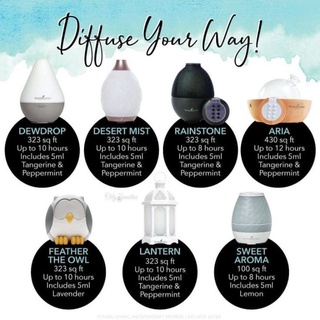 SALE!!! Young Living Diffusers with free 5ml YL Essential Oil