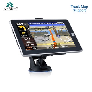 7 inch car GPS Navigation 256M 8GB 800Mhz Wired Rear View camera and sunshade truck avin gps navigat