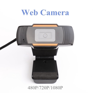 (Online Class Webcam) 1080P HD Webcam With Microphone Web Camera for Computer Laptop FB Video Meeting High Quality