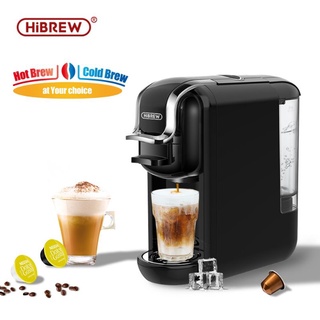 HiBrew HOT/COLD 4 in 1 Espresso Coffee Maker for Nespresso/Dolce Gusto Capsule/Ground/ESE Pod HIBREW