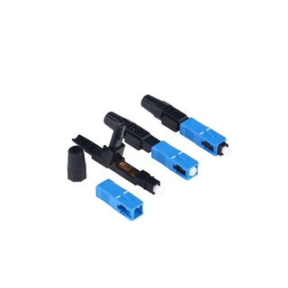 10 pcs. SC Connector / Fiber Connector Blue SC-UPC FiberSpeed Low Insertion Loss by RNET