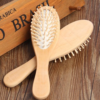 Personalized or Plain Wooden Hair Small Brush Wooden Hair Comb Wooden Plain Brush