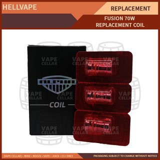 ▧[Pack / 3 PC] Hellvape Fusion Replacement Coil (A2 - 0.2 Ohm, A4 - 0.4 Ohm, A6 - 0.6 Ohm)