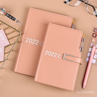 Agenda 2022 Planner Stationery Organizer A6 A5 Notebook and Journal with Pen Weekly Diary Notepad Sc (1)