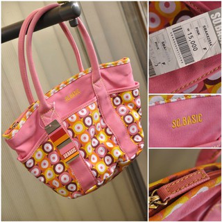Brand new Pink Canvas Ladies' Bag (S.O. Basic)