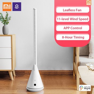 Ready Stock Xiaomi Mijia Leshow Smart Bladeless Standing Fan SS4 Intelligent Leafless Pedestal Fan 11 Speed